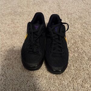 New Kobe basketball Nike Kids Black and Yellow Sneakers